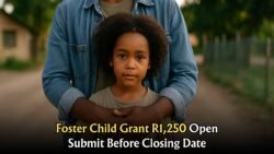 Joy in South Africa as New Foster Child Grant of R1,250 Opens for Applications