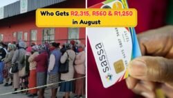 South Africans: Don’t Miss Out on August 2025 SASSA Grant Dates – R2,315, R560, R1,250 Payments on the Horizon