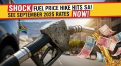 Fuel Price Hike September 2025 β Official Area-Wise Rates Announced Across South Africa